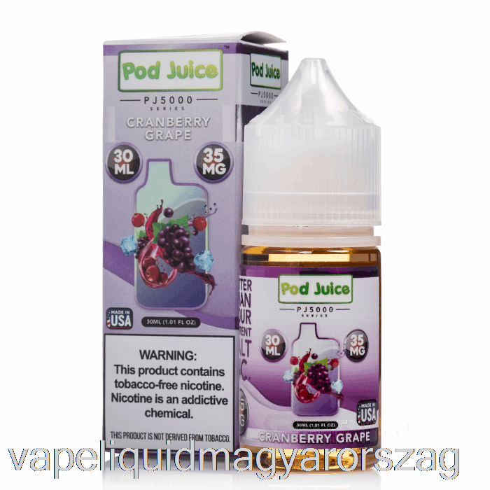 áfonyaszőlő - Hüvelylé Pj5000 - 30ml 35mg Vape Folyadék